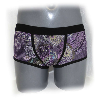 Comfortable fancy lace men's boxer shorts