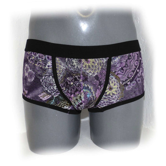 Comfortable fancy lace men boxer shorts