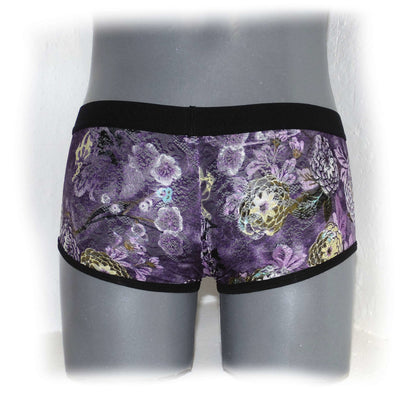 Comfortable fancy lace men's boxer shorts