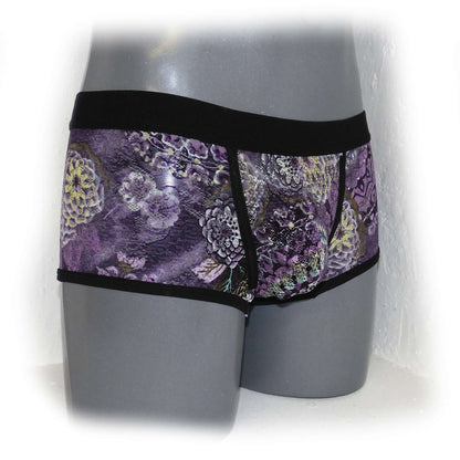 Comfortable fancy lace men's boxer shorts