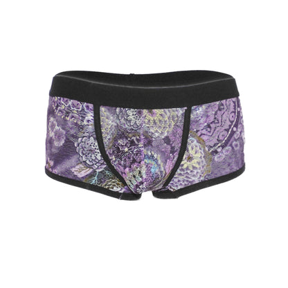 Comfortable fancy lace men's boxer shorts