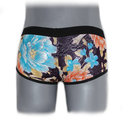 Comfortable fancy lace men's boxer shorts