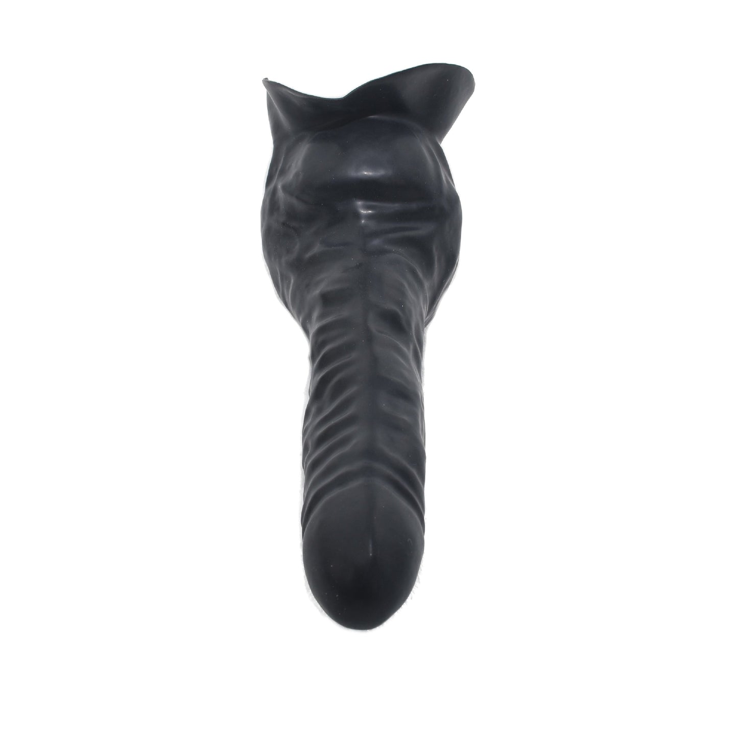 Latex Rifflecondom mit Hodensack 18 cm
