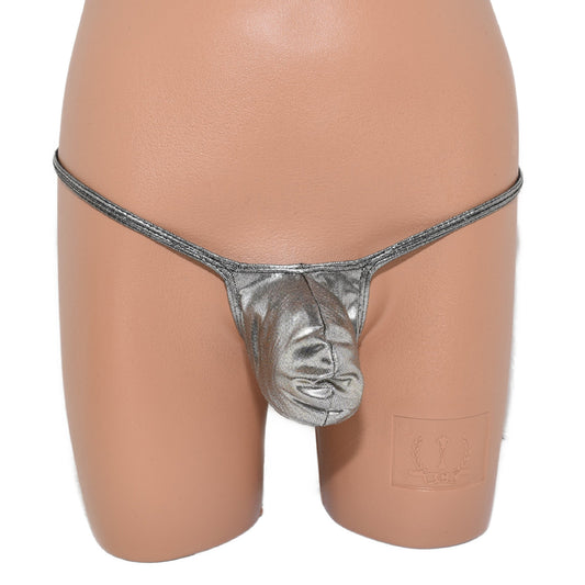 Mens thong bulge pouch thong