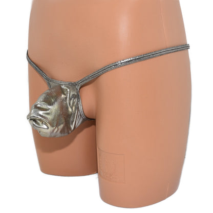 Mens thong bulge pouch thong