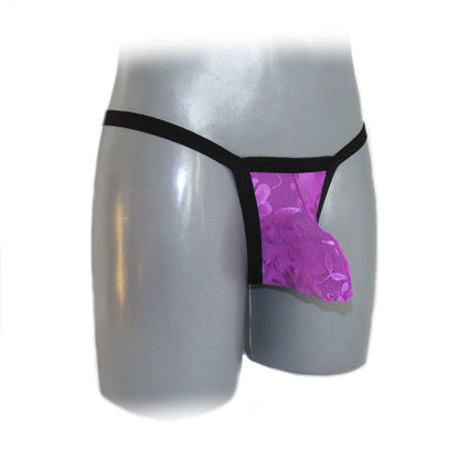 Cool Lace Jacquard String Erotic Penis Pouch