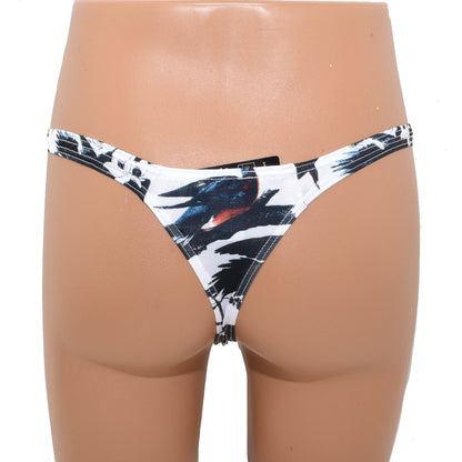 Men's thong with fashionable pattern
