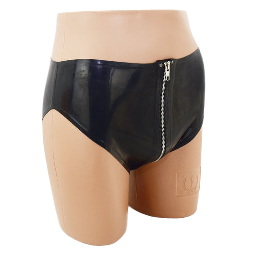 Latex Slip mit Reißverschluss - 0,4 mm