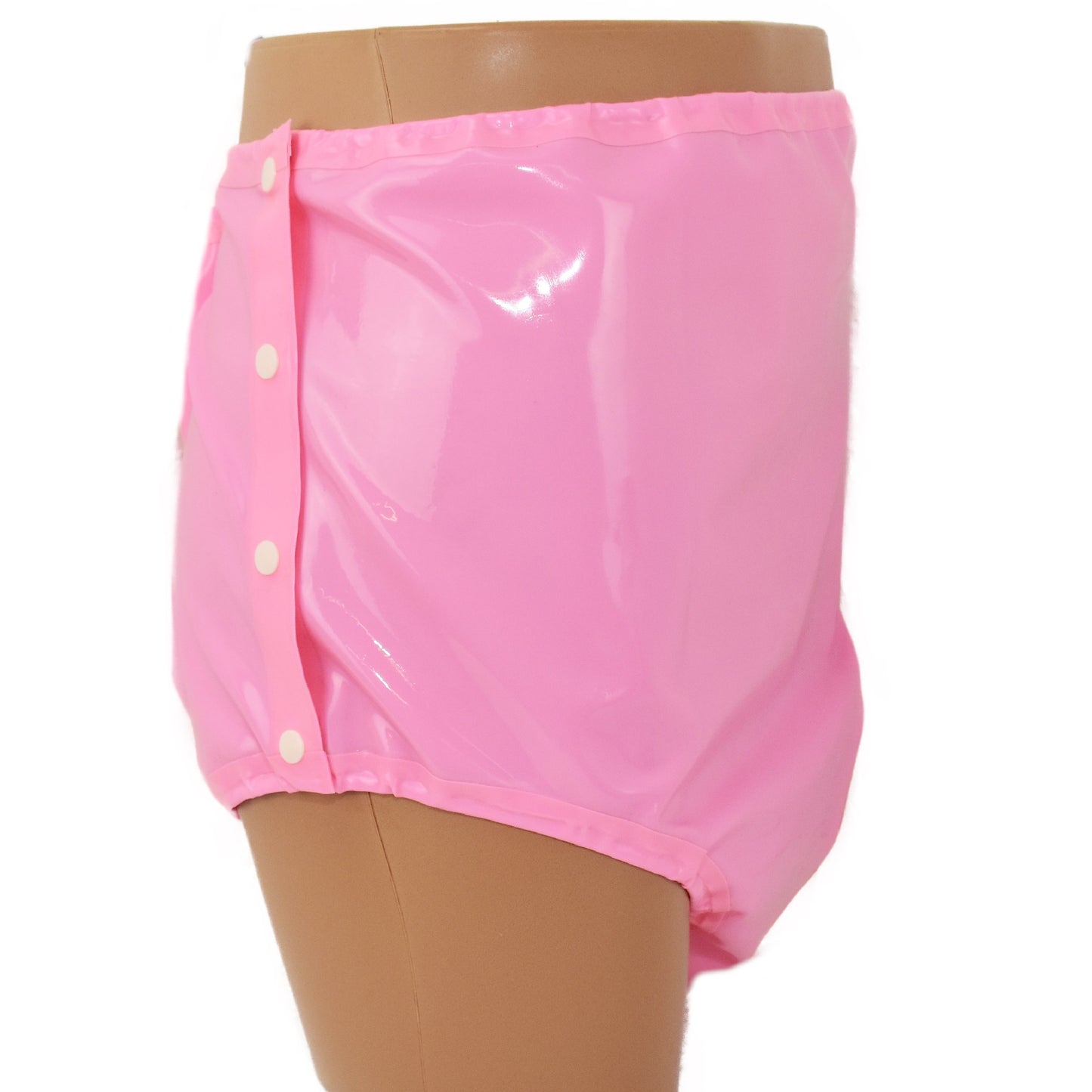 Latex Slip seitlich zum öffnen Druckknöpfe