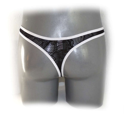 Lace Thong Transparent See Through Breathable String