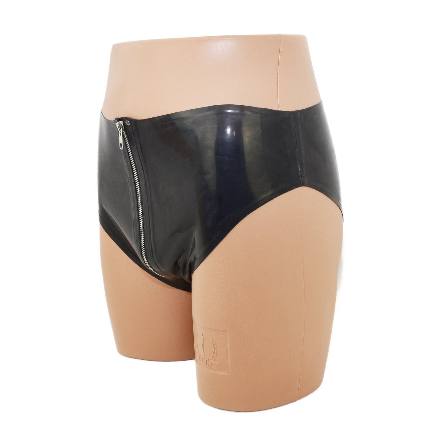 Latex Slip mit Reißverschluss - 0,4 mm