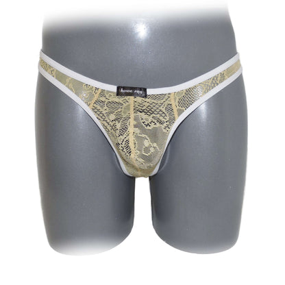 Lace Thong Transparent See Through Breathable String