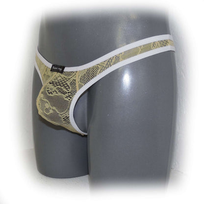 Lace Thong Transparent See Through Breathable String