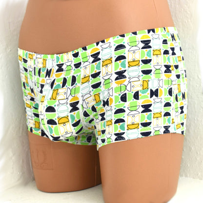 Boxer modisch bedruckt