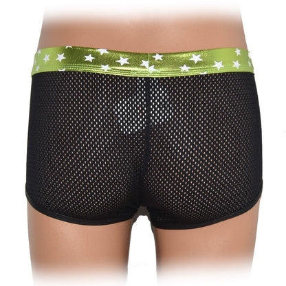 Boxer Shorts mit glänzendem Beutel transparentem Stoff
