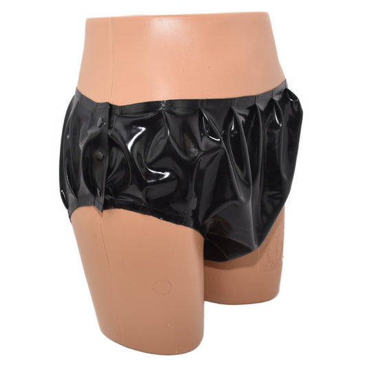 Latex Slip seitlich zum öffnen Druckknöpfe