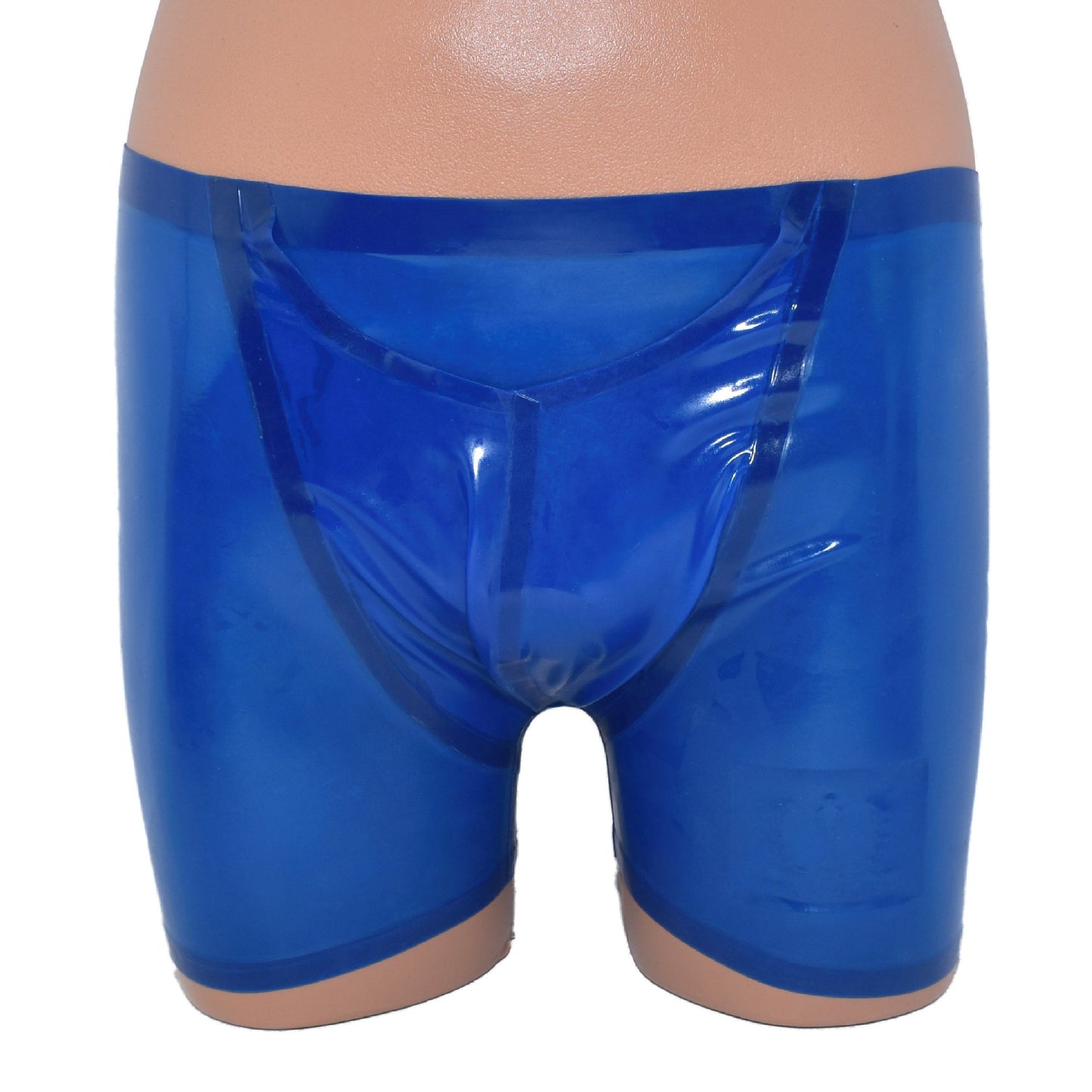 Latex transparent Shorts mit Eingriff
