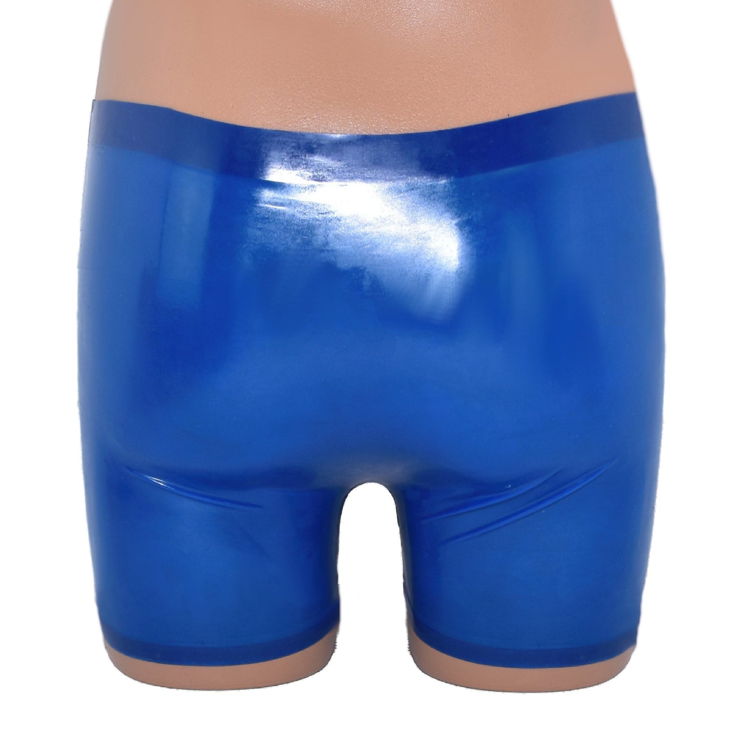 Latex transparent Shorts mit Eingriff