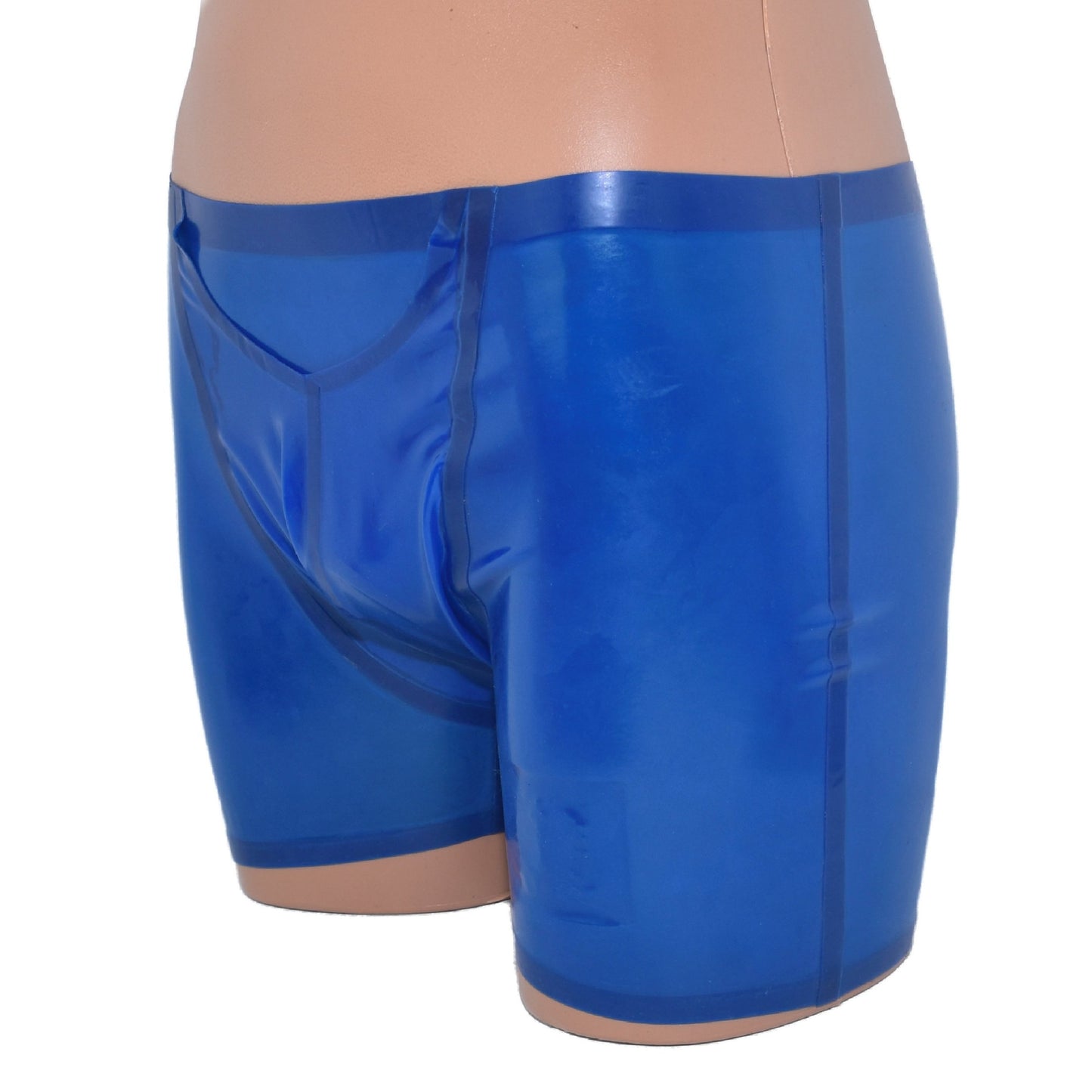 Latex transparent Shorts mit Eingriff