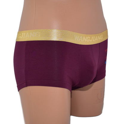 Boxer mit Goldrand Comicdruck