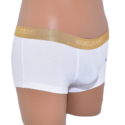 Boxer mit Goldrand Comicdruck