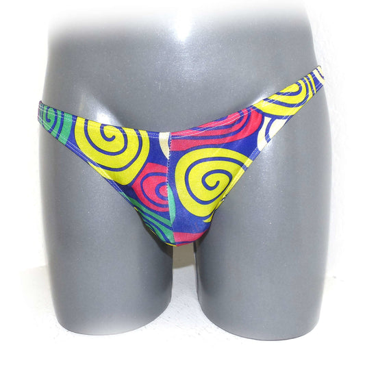 Funny Mens Briefs Thong G String Circle Printed Cool