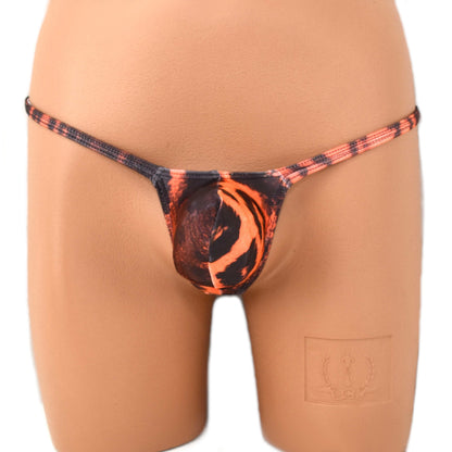 Men's thong bulge pouch thong