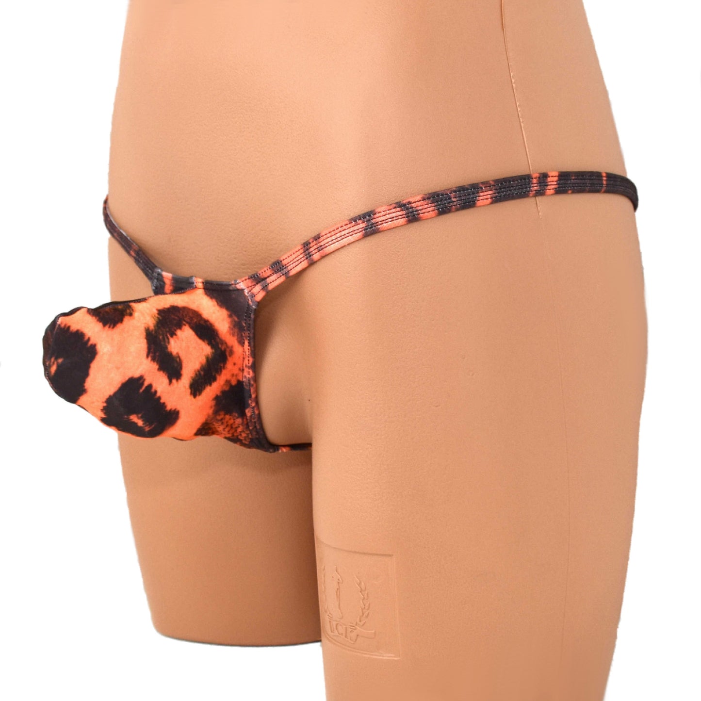 Men's thong bulge pouch thong