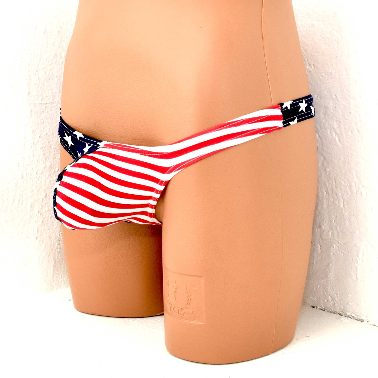 Cotton American Flag Printing Thongs