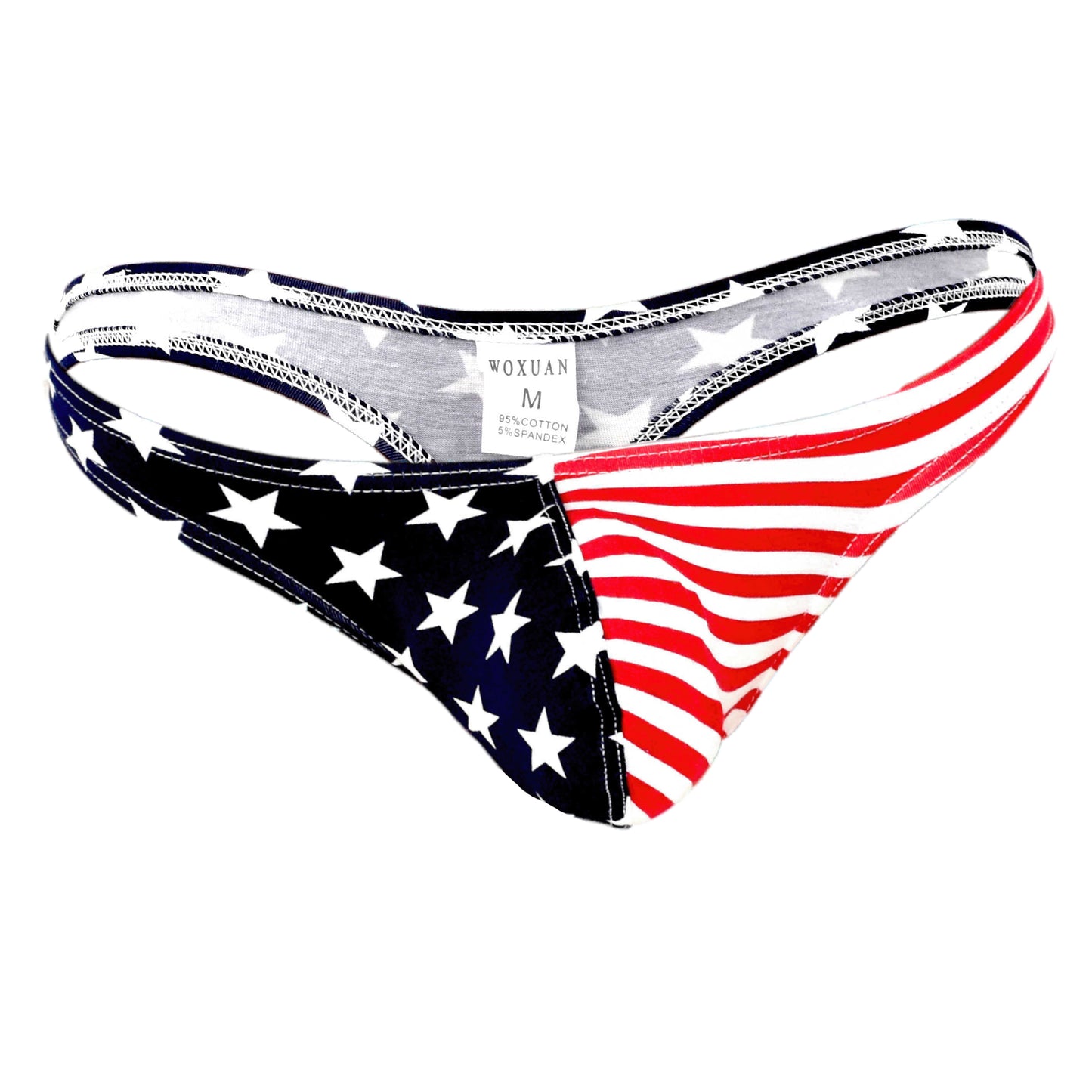 Cotton American Flag Printing Thongs