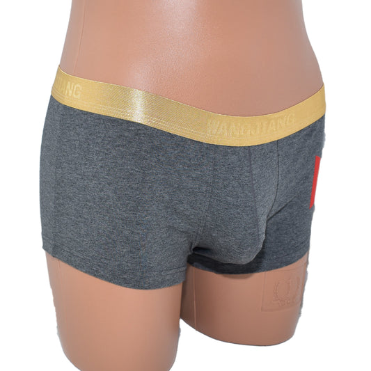 Boxer mit Goldrand Comicdruck