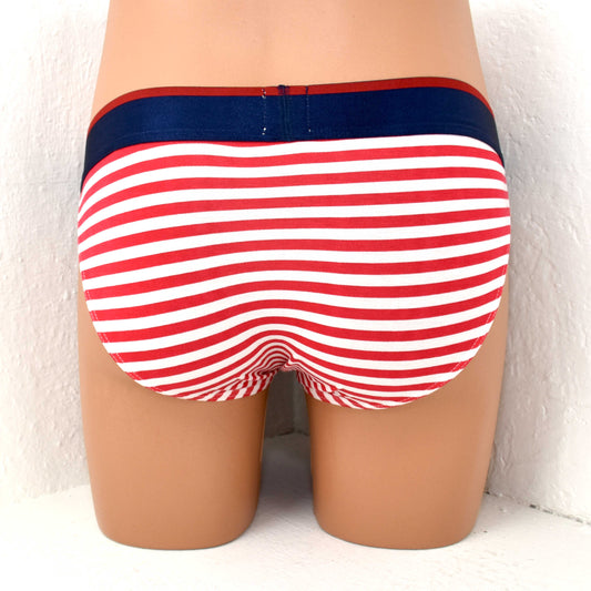 Cotton American Flag Printing Briefs Slips