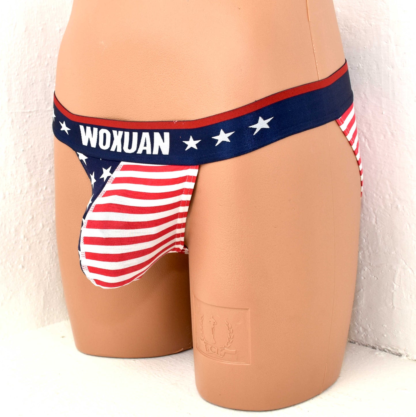 Cotton American Flag Printing Briefs Slips