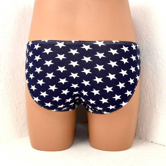 Cotton American Flag Printing Briefs Slips