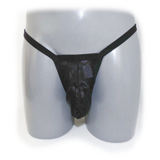 Thongs Men G Strings Underwear Lace Transparent