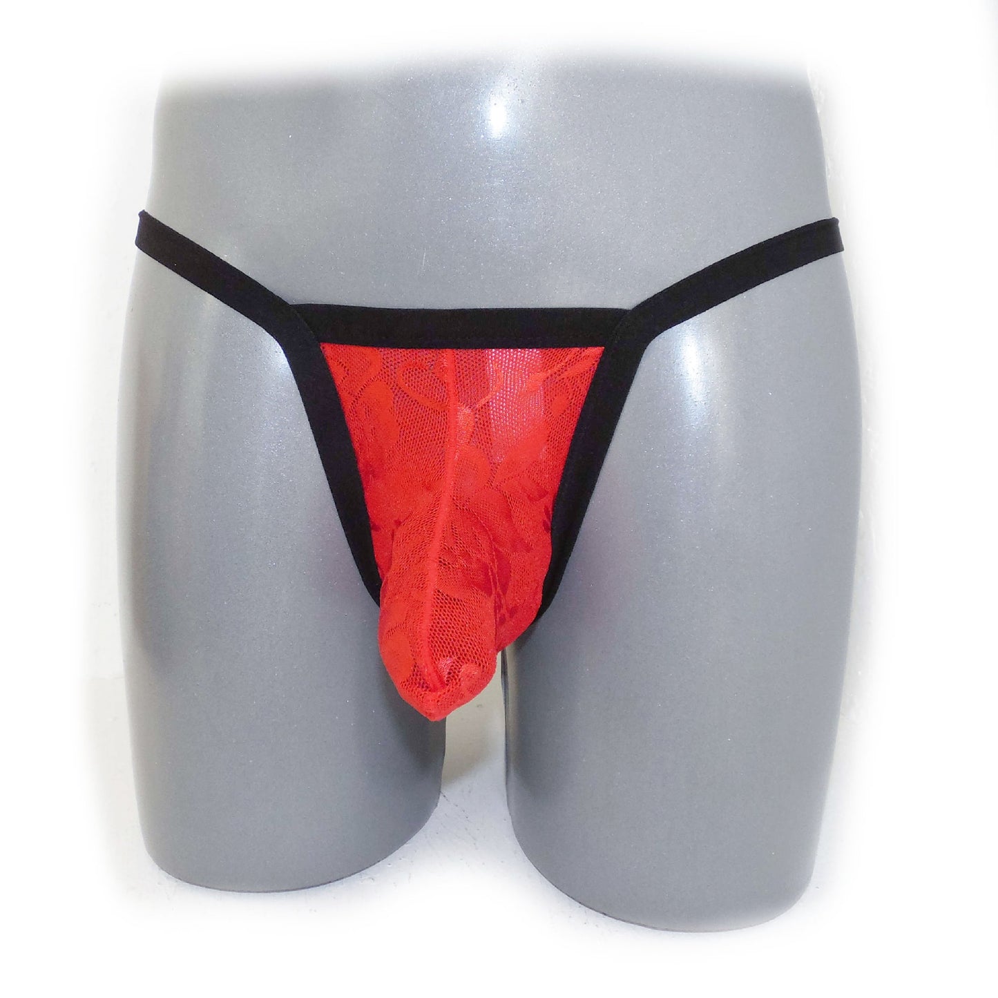 Thongs Men G Strings Underwear Lace Transparent