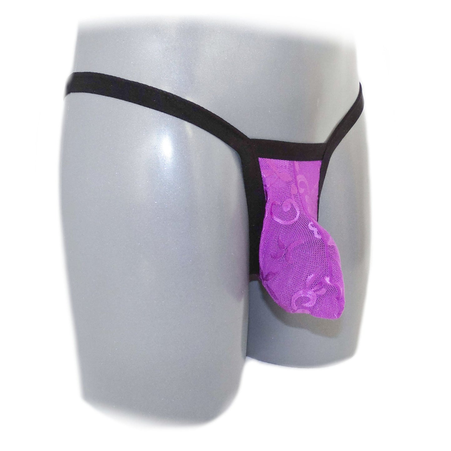 Thongs Men G Strings Underwear Lace Transparent
