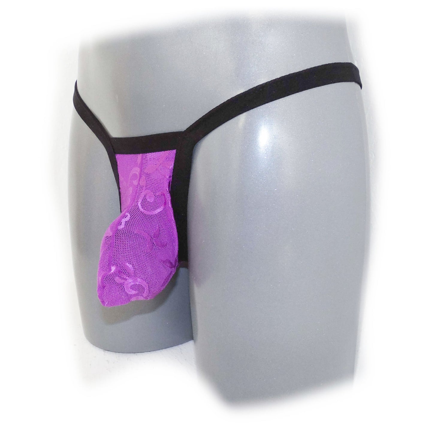 Thongs Men G Strings Underwear Lace Transparent