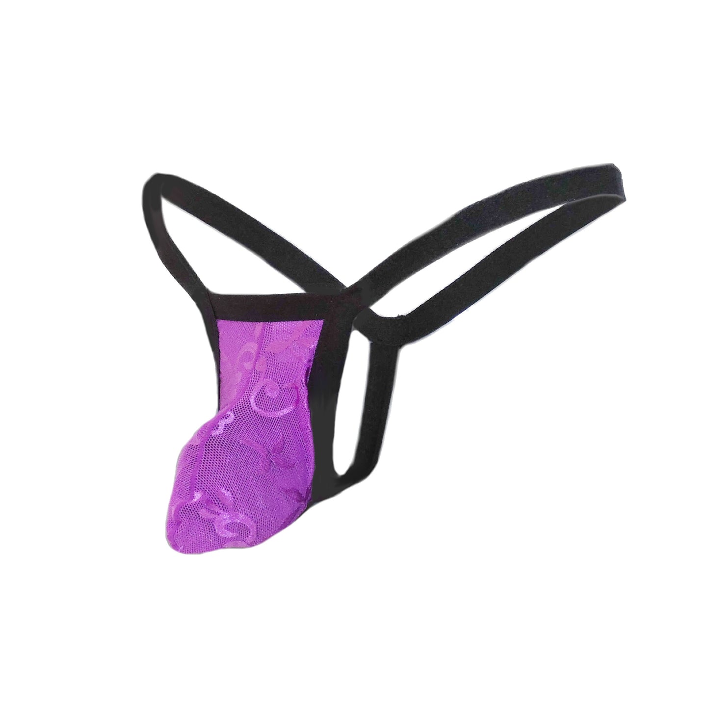 Thongs Men G Strings Underwear Lace Transparent