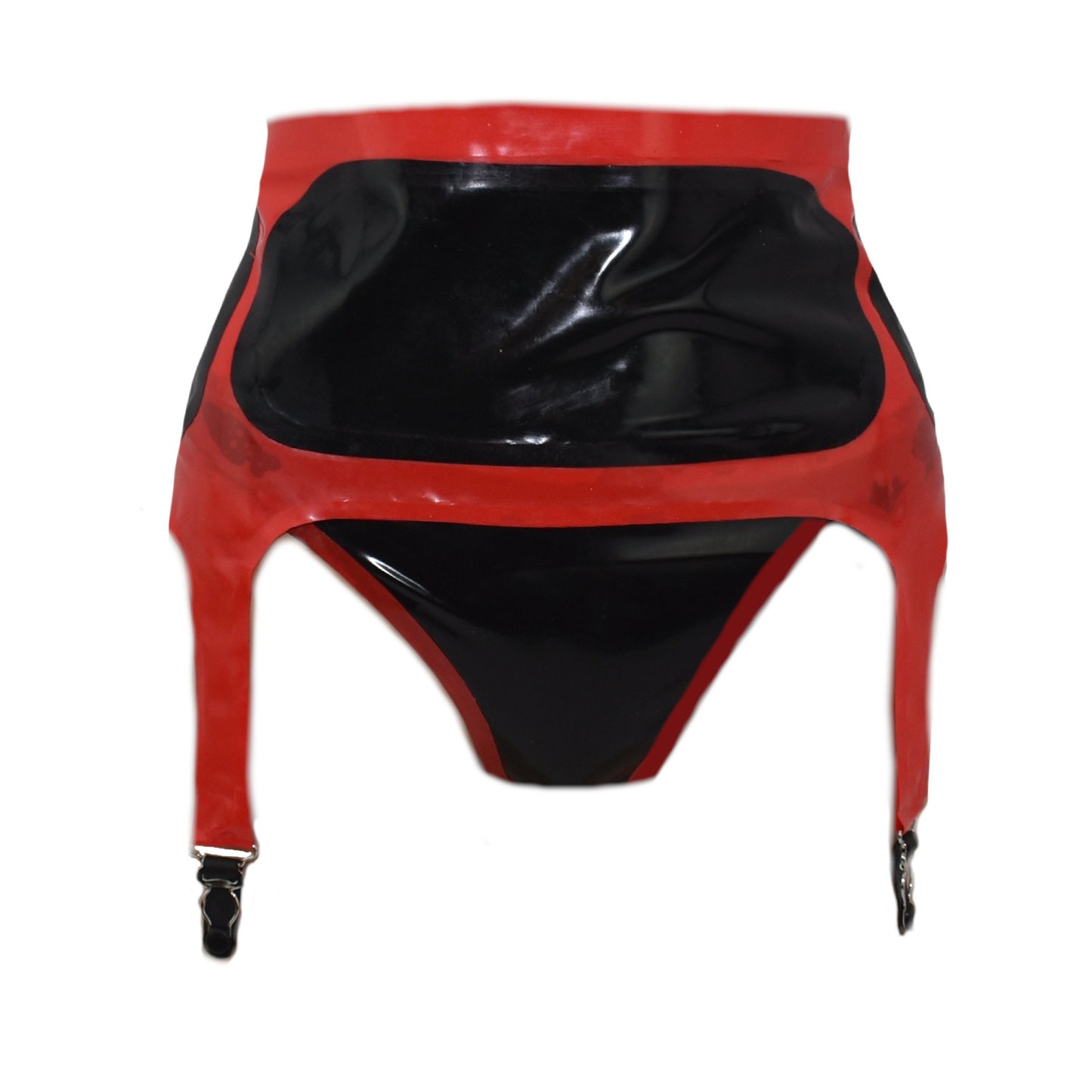 Latex Damen Strapsgürtel mit String