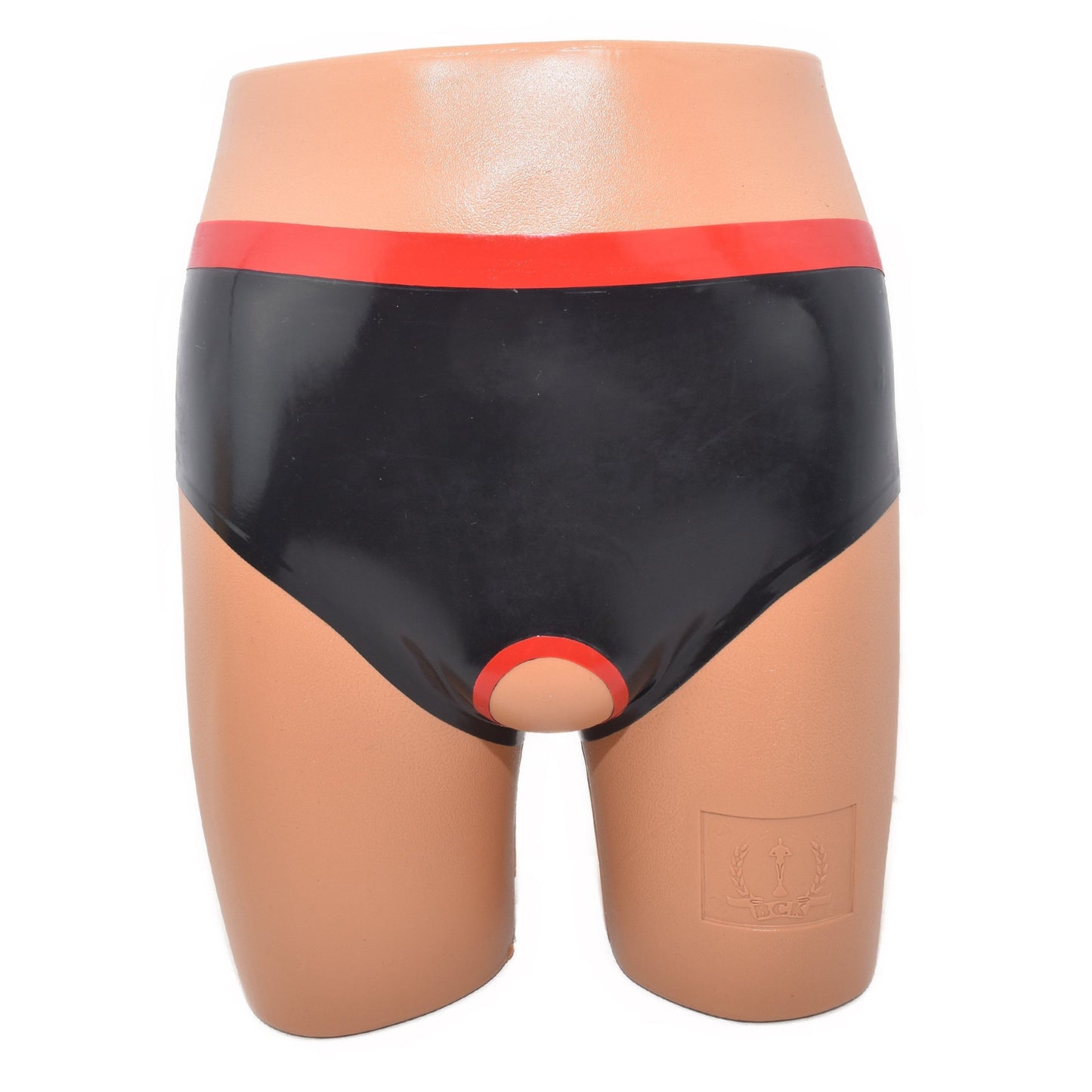 Latex Slip mit Frontöffnung