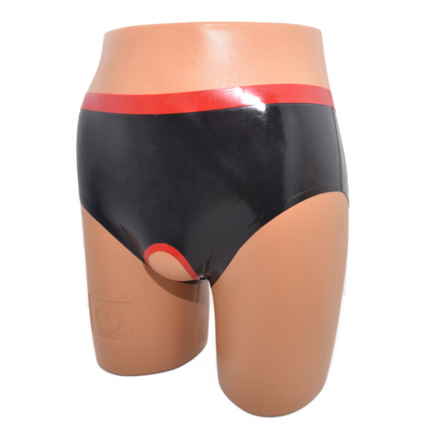 Latex Slip mit Frontöffnung
