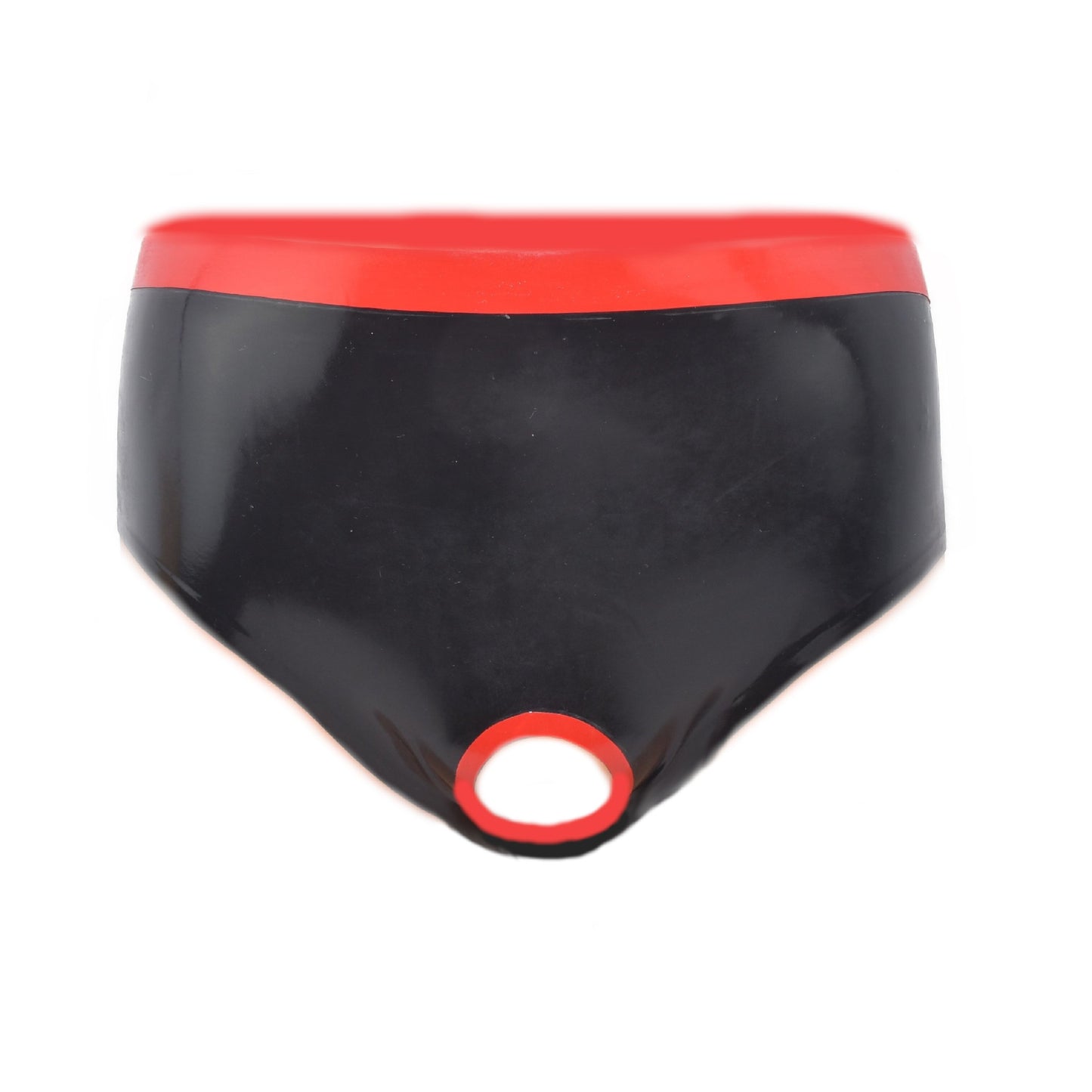 Latex Slip mit Frontöffnung