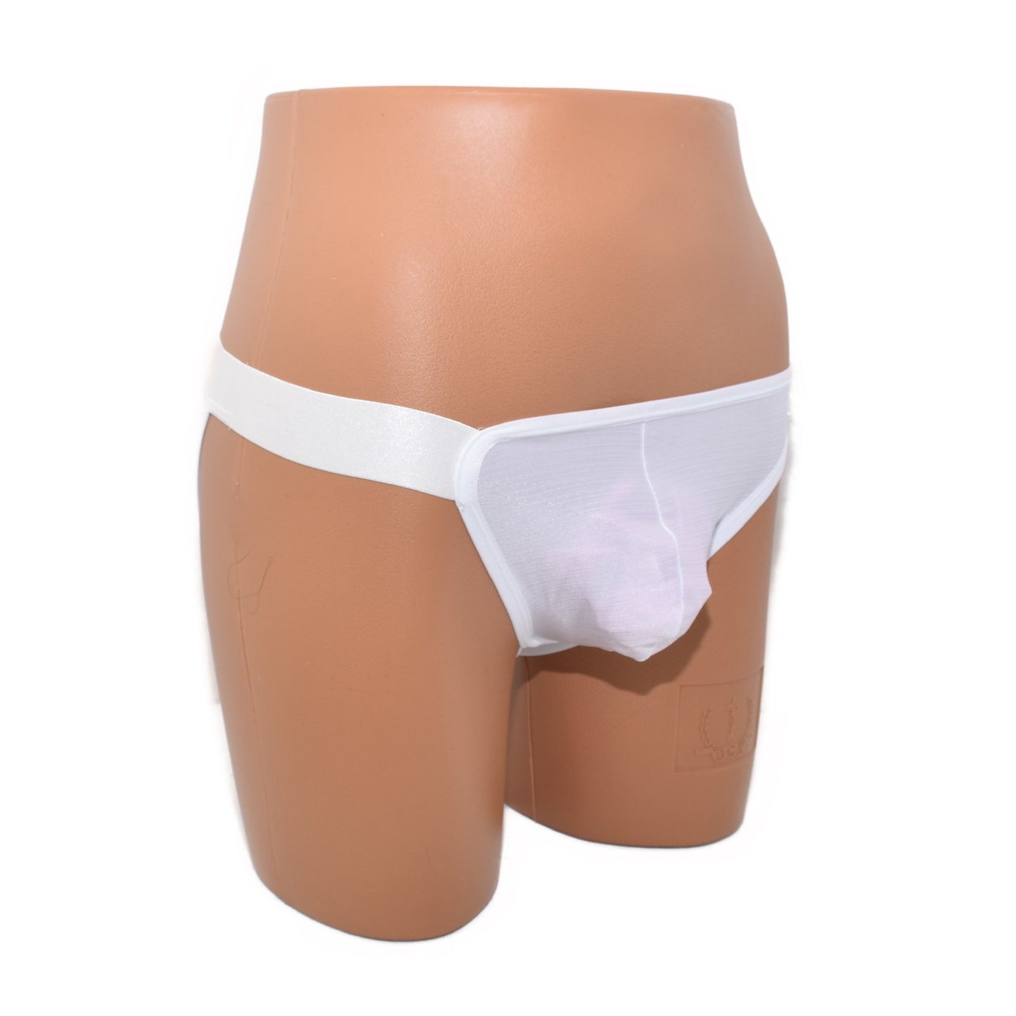 Men Slip glänzend mit tiefen Bändern hinten