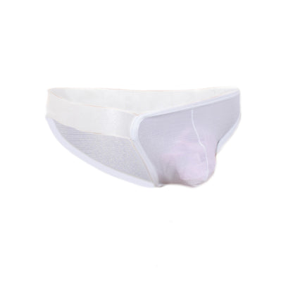 Men Slip glänzend mit tiefen Bändern hinten