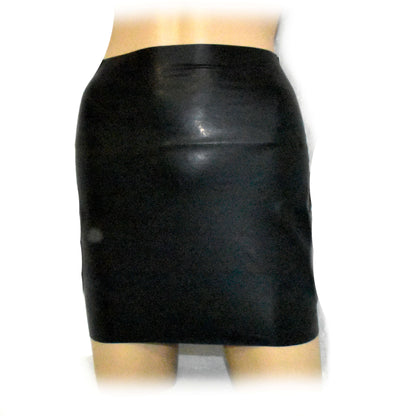 Latex Damen Rock Kurz Po frei