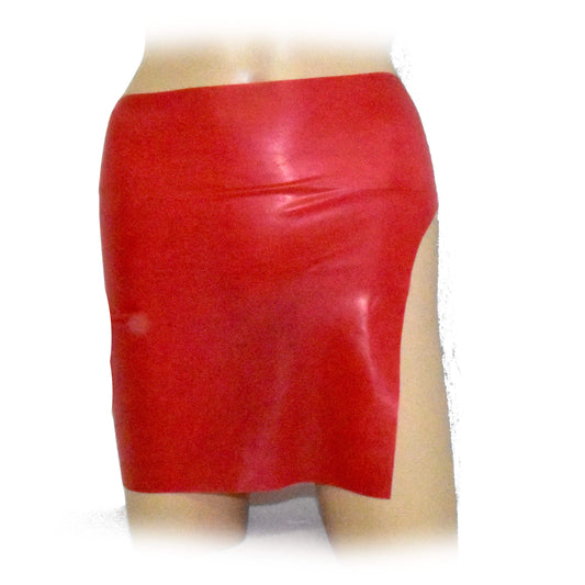 Latex Female Rock kurz seitlicher Schlitz