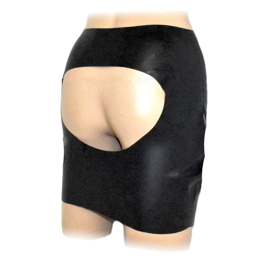 Latex Female Rock Kurz - Back Open