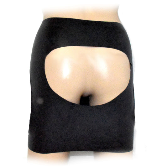 Latex Female Rock Kurz - Back Open