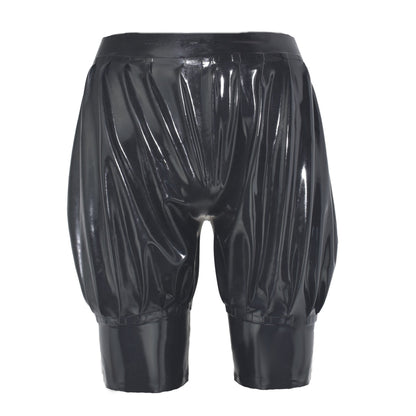 Latex Pluder-Hose mit extra breitem Bund an Hüfte und Beinen
